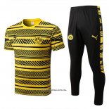 Tracksuit Borussia Dortmund Short Sleeve 22/23 Yellow