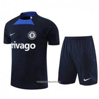 Tracksuit Chelsea Short Sleeve 22/23 Black - Shorts