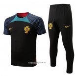 Tracksuit Portugal Short Sleeve 22/23 Black