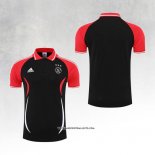 Ajax Shirt Polo 22/23 Black and Red