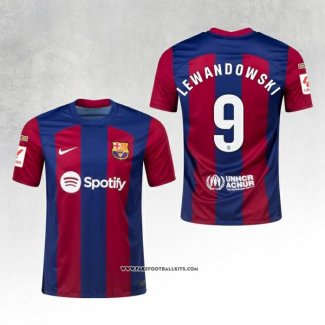 Barcelona Player Lewandowski Home Shirt 23/24