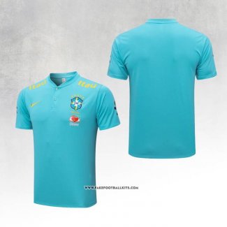 Brazil Shirt Polo 22/23 Blue