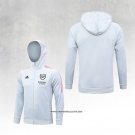 Chaqueta con Capucha del Arsenal 23/24 Grey