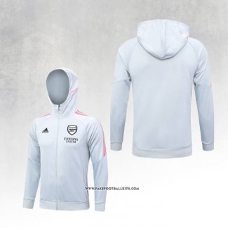 Chaqueta con Capucha del Arsenal 23/24 Grey