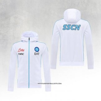 Chaqueta con Capucha del Napoli 22/23 White