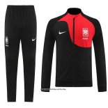 Jacket Tracksuit South Korea 22/23 Black and Red