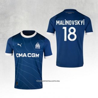 Olympique Marseille Player Malinovskyi Away Shirt 23/24