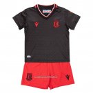 Stoke City Away Shirt Kid 22/23 Black