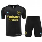 Tracksuit Arsenal Short Sleeve 23/24 Black - Shorts