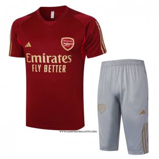 Tracksuit Arsenal Short Sleeve 23/24 Red - Shorts