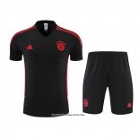 Tracksuit Bayern Munich Short Sleeve 22/23 Black - Shorts