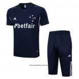 Tracksuit Cruzeiro Short Sleeve 23/24 Blue - Shorts