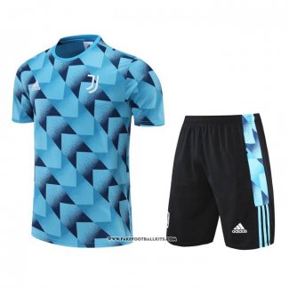 Tracksuit Juventus Short Sleeve 22/23 Blue - Shorts