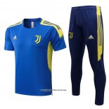 Tracksuit Juventus Short Sleeve 22/23 Blue