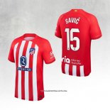 Atletico Madrid Player Savic Home Shirt 23/24