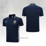 Brazil Shirt Polo 22/23 Blue Oscuro