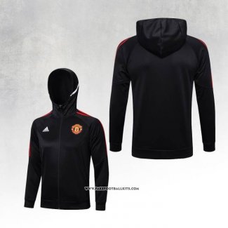 Chaqueta con Capucha del Manchester United 22/23 Black