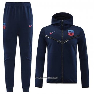 Hooded Tracksuit Barcelona 22/23 Blue