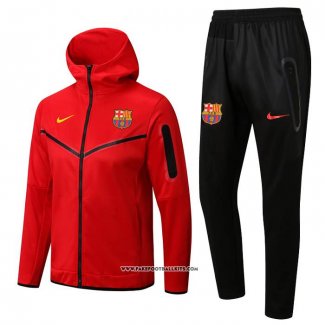 Hooded Tracksuit Barcelona 22/23 Red