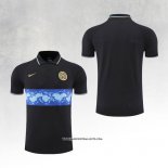 Inter Milan Shirt Polo 22/23 Black and Blue