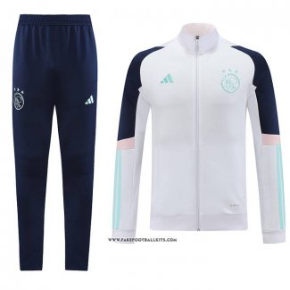 Jacket Tracksuit Ajax 23/24 White