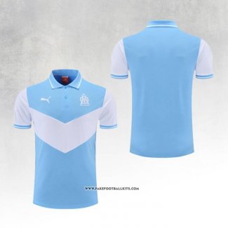 Olympique Marseille Shirt Polo 22/23 Blue and White