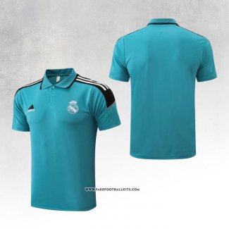 Real Madrid Shirt Polo 2022 Blue