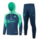 Sweatshirt Tracksuit Barcelona 23/24 Blue and Green