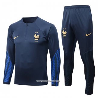 Sweatshirt Tracksuit France 22/23 Blue