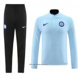 Sweatshirt Tracksuit Inter Milan 23/24 Light Blue