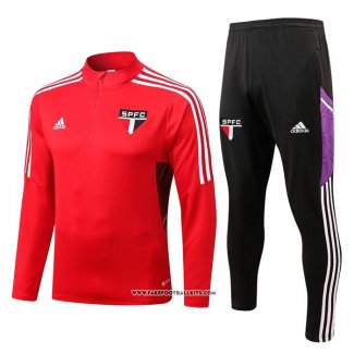 Sweatshirt Tracksuit Sao Paulo 22/23 Red