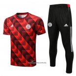 Tracksuit Bayern Munich Short Sleeve 22/23 Red