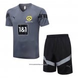 Tracksuit Borussia Dortmund Short Sleeve 22/23 Grey - Shorts