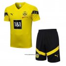 Tracksuit Borussia Dortmund Short Sleeve 22/23 Yellow - Shorts