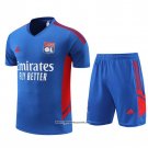 Tracksuit Lyon Short Sleeve 22/23 Blue - Shorts