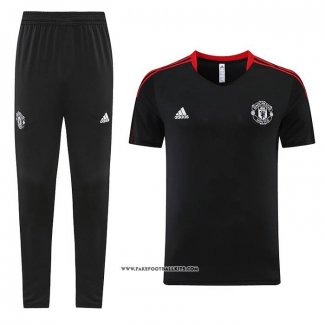 Tracksuit Manchester United Short Sleeve 23/24 Black