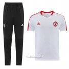 Tracksuit Manchester United Short Sleeve 23/24 White