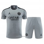 Tracksuit Paris Saint-Germain Jordan Short Sleeve 23/24 Grey - Shorts