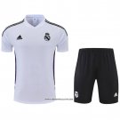 Tracksuit Real Madrid Short Sleeve 22/23 White and Purpura - Shorts