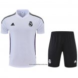 Tracksuit Real Madrid Short Sleeve 22/23 White and Purpura - Shorts