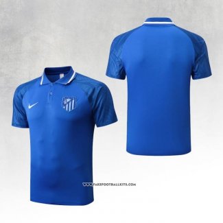 Atletico Madrid Shirt Polo 22/23 Blue Oscuro