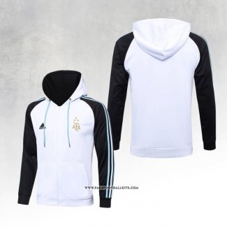 Chaqueta con Capucha del Argentina 22/23 White