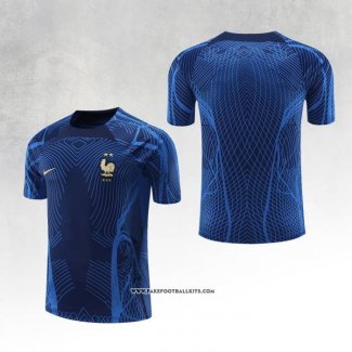 France Training Shirt 22/23 Blue Oscuro