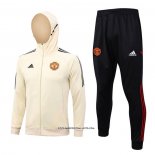 Hooded Tracksuit Manchester United 23/24 Yellow