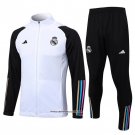 Jacket Tracksuit Real Madrid 23/24 White and Black