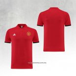 Manchester United Shirt Polo 23/24 Red