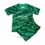 Paris Saint-Germain Goalkeeper Shirt Kid 23/24 Green