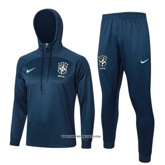 Sweatshirt Tracksuit Brazil 23/24 Blue