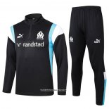 Sweatshirt Tracksuit Olympique Marseille 23/24 Black