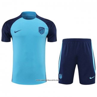 Tracksuit Atletico Madrid Short Sleeve 22/23 Blue - Shorts